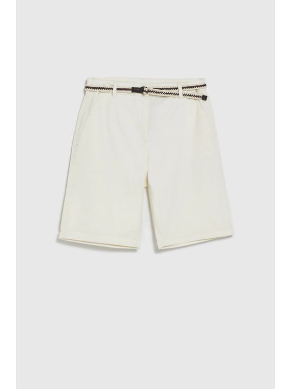 Moodo Памучни шорти бели Moodo