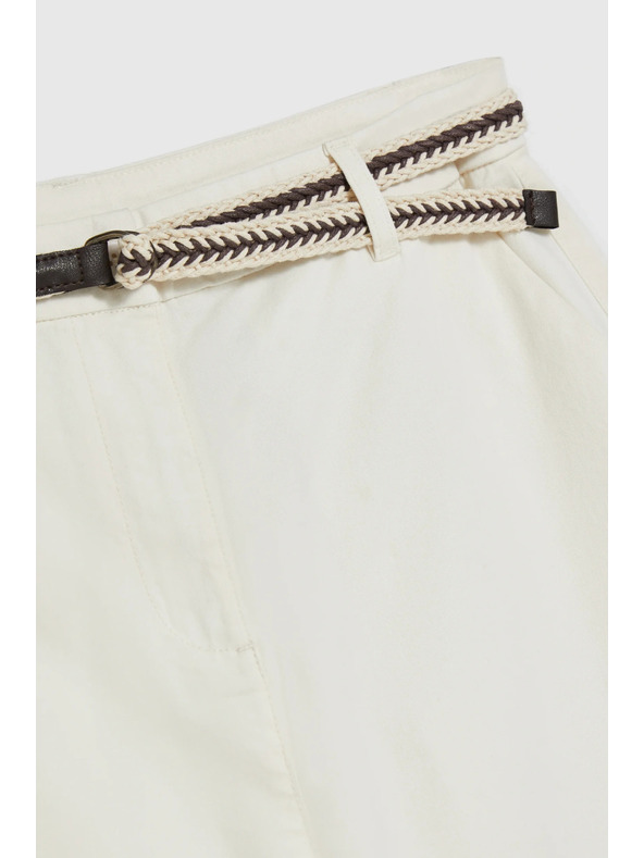 Moodo Памучни шорти бели Moodo