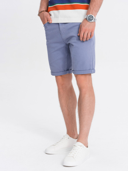 Ombre Clothing Светлосини мъжки къси панталони Ombre Clothing W303