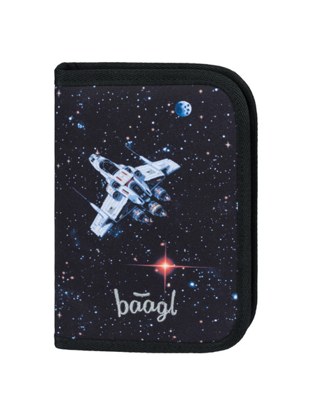 BAAGL  BAAGL КОМПЛЕКТ 5 Zippy Plus Pixel Space: портфейл, пенал, торба, престилка, портфейл