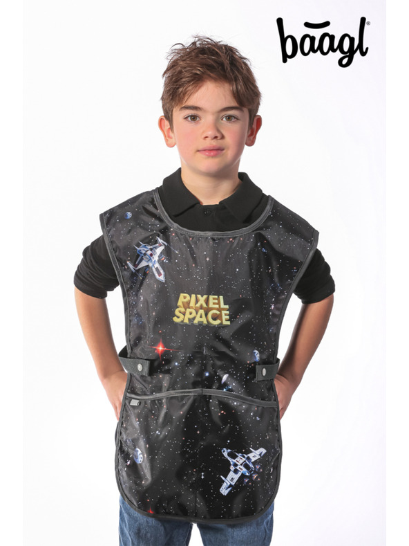 BAAGL  BAAGL КОМПЛЕКТ 5 Zippy Plus Pixel Space: портфейл, пенал, торба, престилка, портфейл