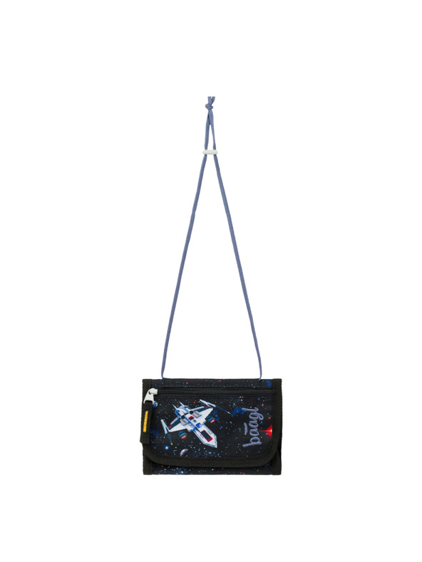 BAAGL  BAAGL КОМПЛЕКТ 5 Zippy Plus Pixel Space: портфейл, пенал, торба, престилка, портфейл