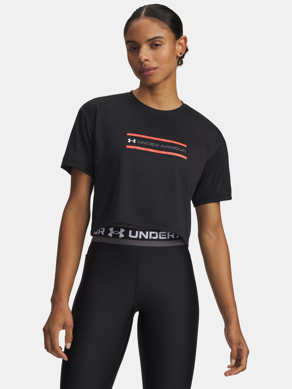 Under Armour Дамска тениска Under Armour Tech Branded Crop SS