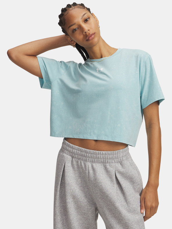Under Armour Дамска тениска Under Armour UA Rival Boxy Tee Wash