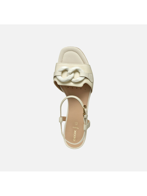 Geox Кремави дамски сандали Geox New Eraklia 15