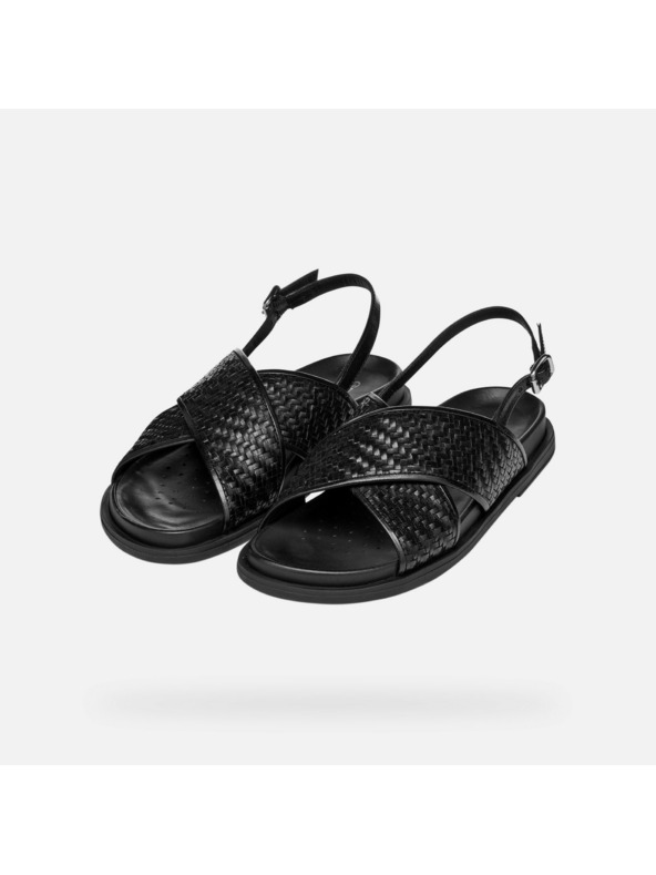 Geox Черни дамски сандали Geox Adelash