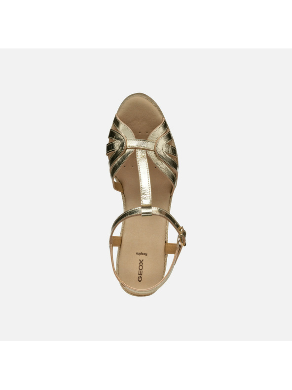Geox Златни дамски сандали Geox Gelsa