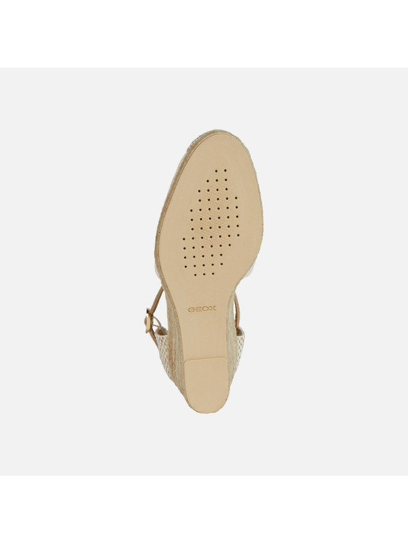 Geox Кремави дамски сандали Geox Gelsa Low