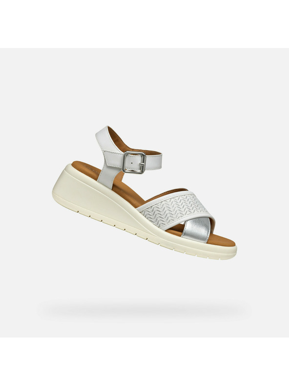 Geox Бели дамски сандали Geox Meliconia