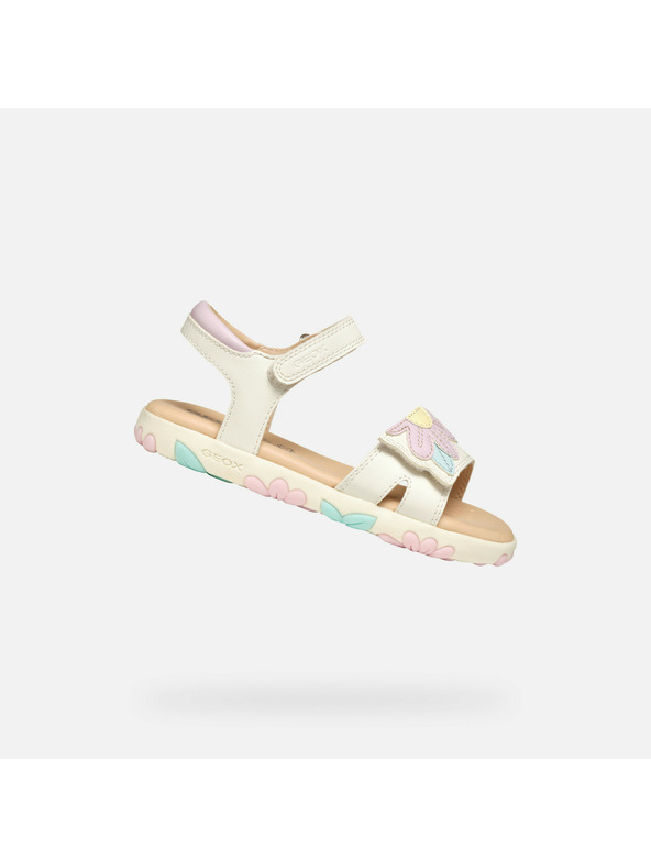 Geox Бели момичешки сандали Geox Sandal Haiti
