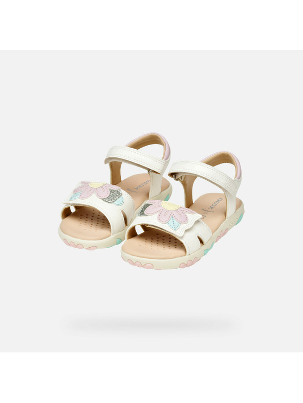 Geox Бели момичешки сандали Geox Sandal Haiti