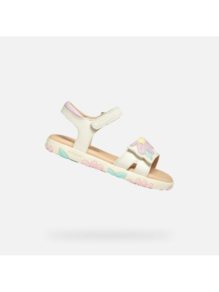 Geox Бели момичешки сандали Geox Sandal Haiti