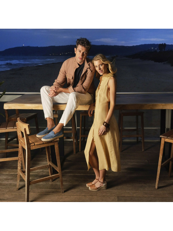 Geox Сини мъжки мокасини Geox Costuni