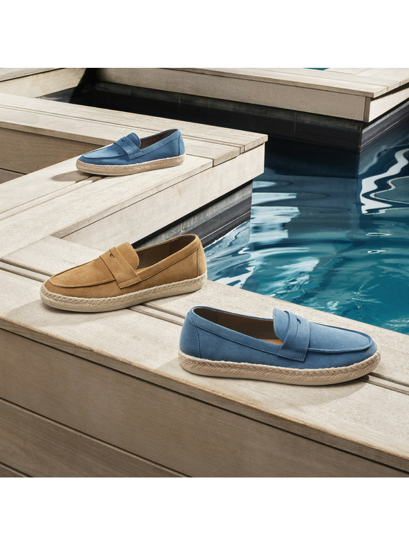 Geox Сини мъжки мокасини Geox Costuni