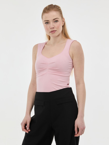 Orsay Светлорозов дамски потник с наборки ORSAY