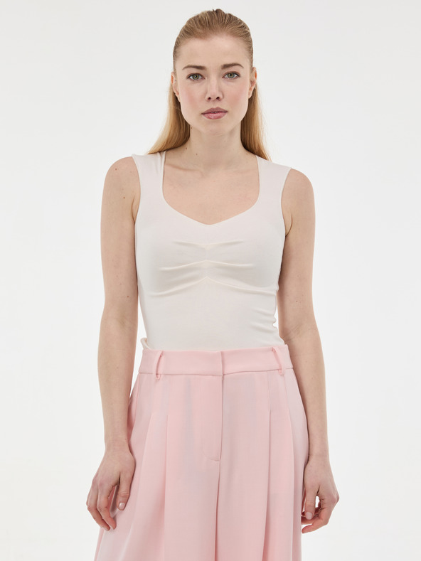 Orsay Кремав дамски потник с наборки ORSAY