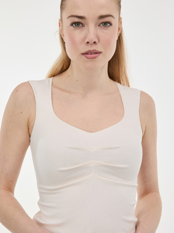 Orsay Кремав дамски потник с наборки ORSAY