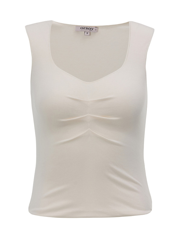 Orsay Кремав дамски потник с наборки ORSAY