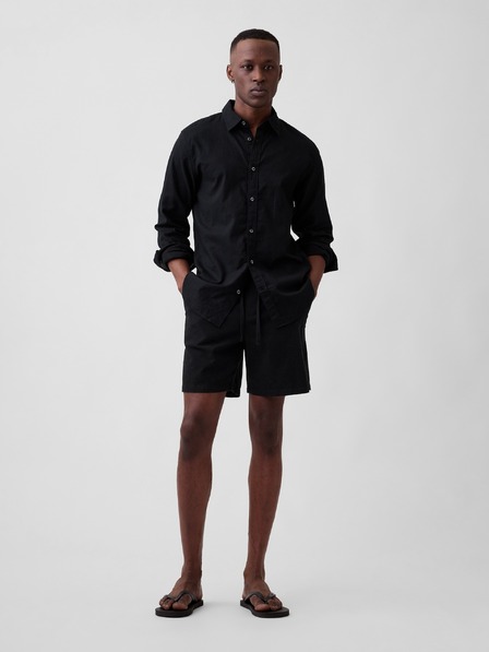 GAP GAP Шортс от ленено смесени влакна