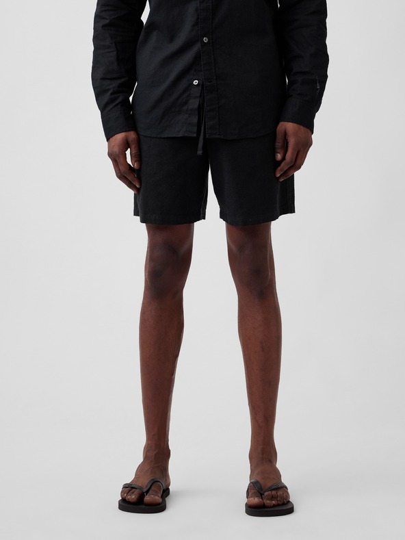 GAP GAP Шортс от ленено смесени влакна