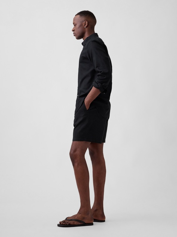 GAP GAP Шортс от ленено смесени влакна