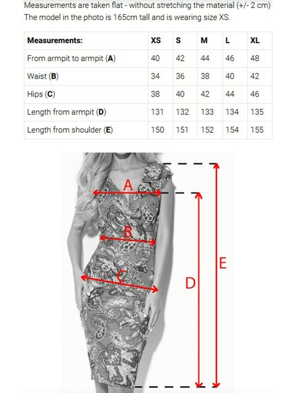 numoco Елегантна дълга рокля с преплитащо се деколте и цепка - черно