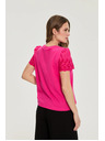 Moodo Гладка тениска фуксия Moodo