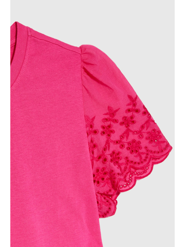 Moodo Гладка тениска фуксия Moodo