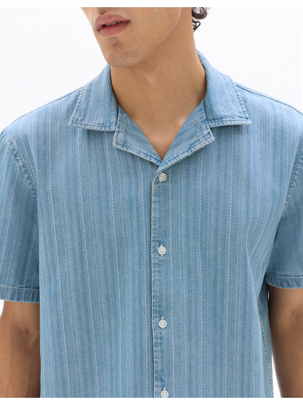 Celio Риза Nabarmc с къс ръкав