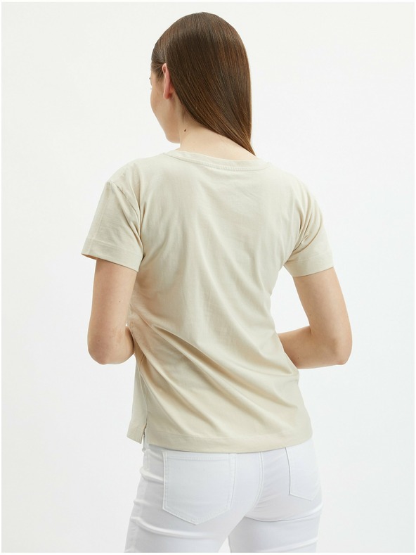 Orsay Бежова дамска тениска ORSAY