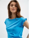 Orsay Синя дамска тениска с волан ORSAY