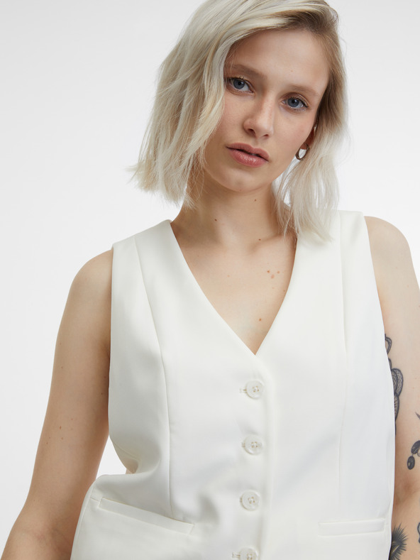 Orsay Кремав дамски елек ORSAY