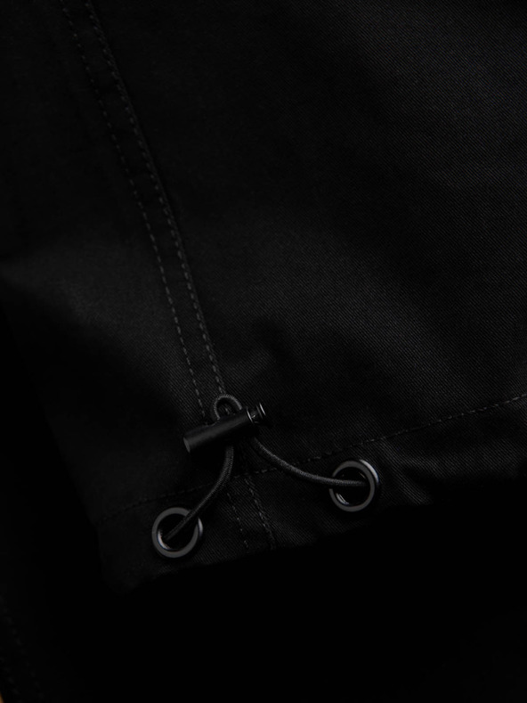 Ombre Clothing Черни мъжки товарни панталони Ombre Clothing