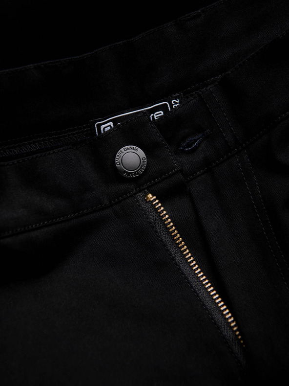 Ombre Clothing Черни мъжки товарни панталони Ombre Clothing