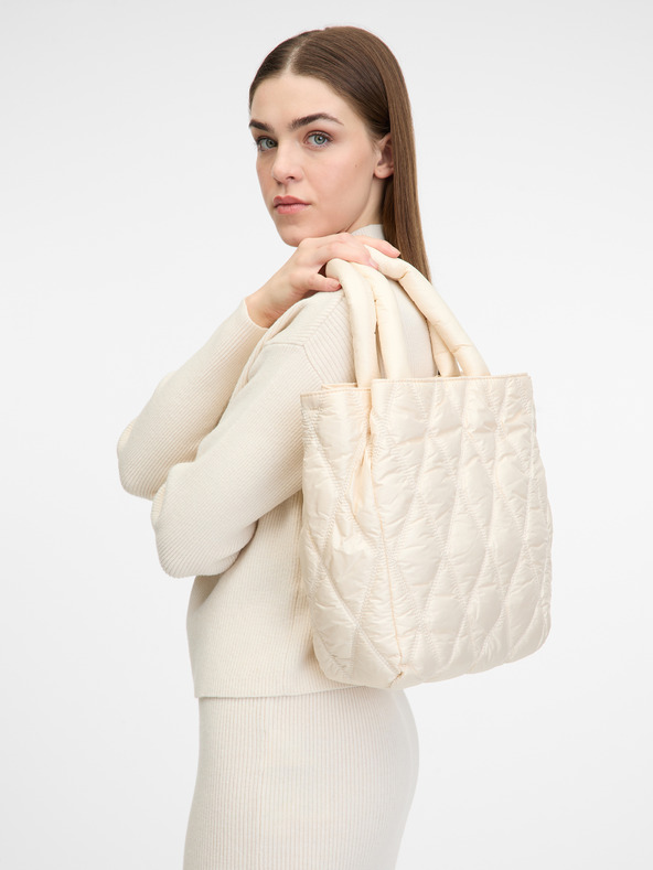 Orsay Кремава дамска чанта ORSAY