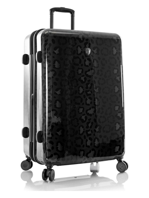 Heys Пътуващ куфар с черна шарка Heys Black Leopard L