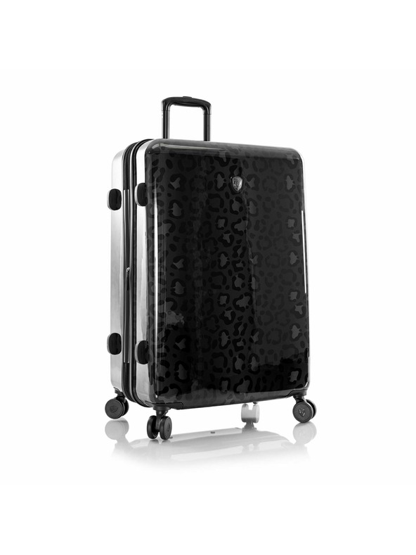 Heys Пътуващ куфар с черна шарка Heys Black Leopard L
