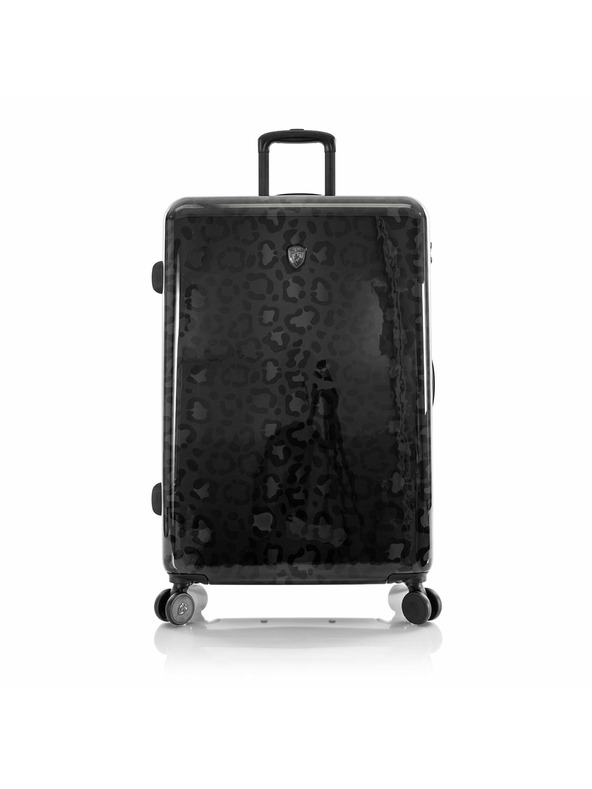 Heys Пътуващ куфар с черна шарка Heys Black Leopard L