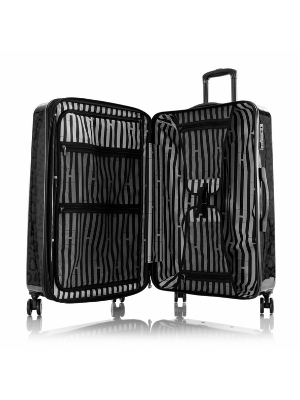Heys Пътуващ куфар с черна шарка Heys Black Leopard L