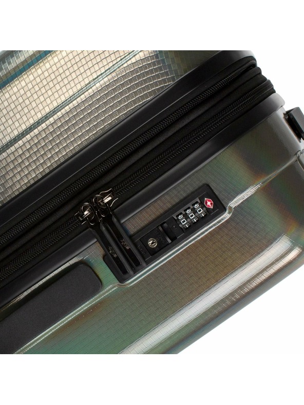 Heys Тъмно сив пътнически куфар Heys Astro L