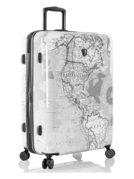 Heys Светлосив шарен пътнически куфар Heys Journey 3G L