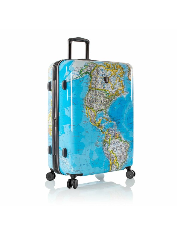 Heys Син десенен пътнически куфар Heys Journey 3G L