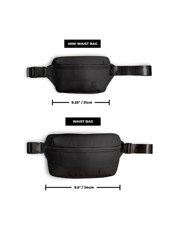 Heys Черна чантa за кръста Heys Puffer Mini Waist Bag