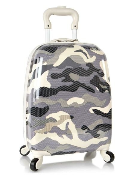 Heys Детски куфар Heys 4w Grey Camo Patterned