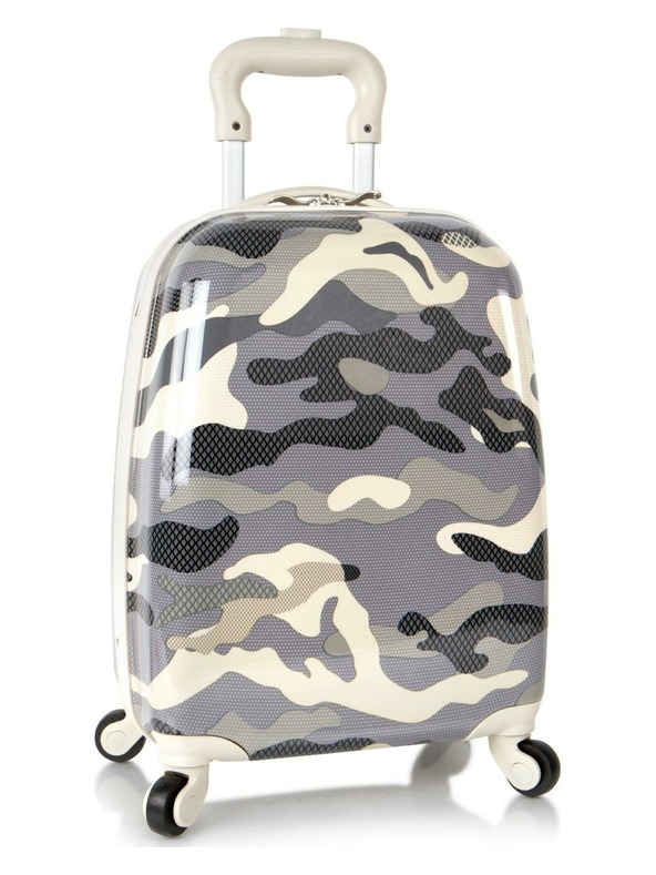 Heys Детски куфар Heys 4w Grey Camo Patterned
