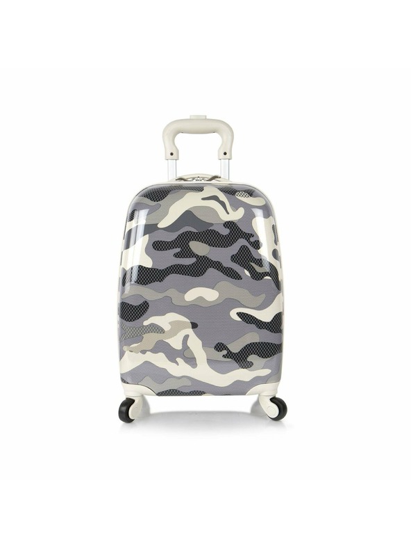 Heys Детски куфар Heys 4w Grey Camo Patterned