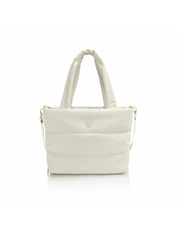 Heys Чанта с дръжки Heys Puffer Tote Bag Off White