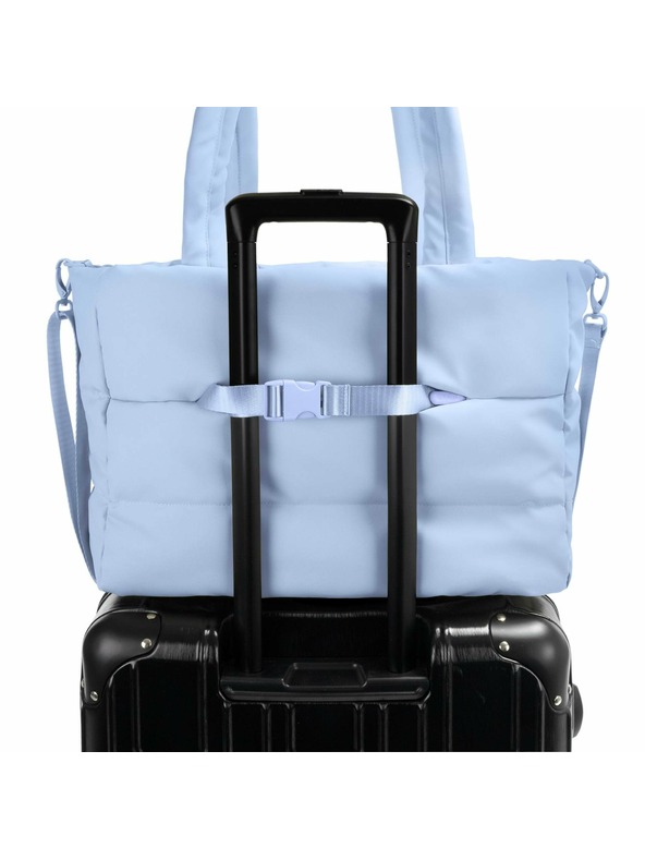 Heys Пътна чанта Heys Puffer Travel Tote Light Blue