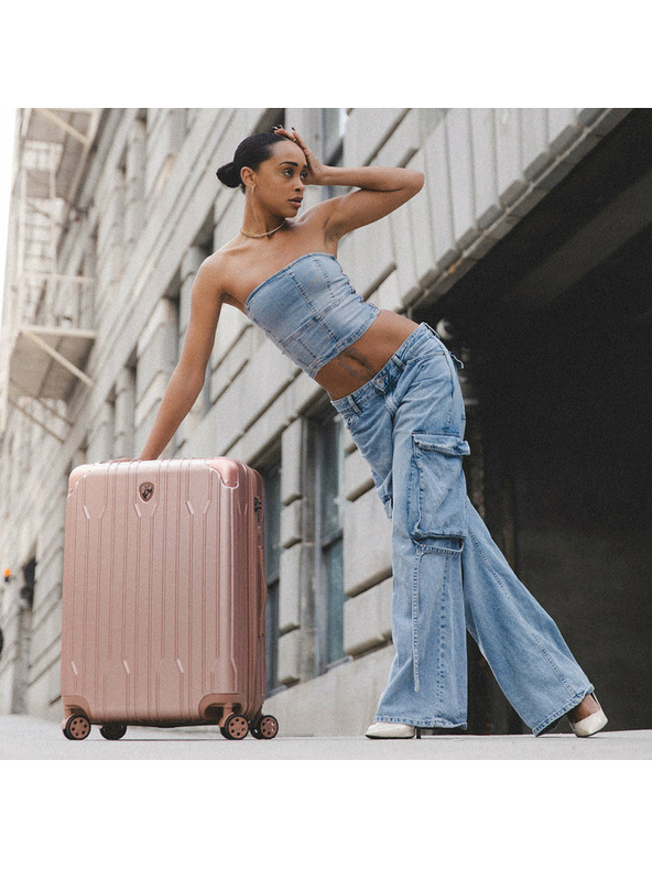 Heys Комплект пътни куфари Heys Xtrak S,M,L Rose Gold