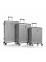 Heys Комплект пътни куфари Heys Luxe S,M,L Silver